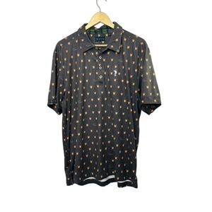 William Murray Golf The Old Fashioned Golf Shirt Men's Large Gray